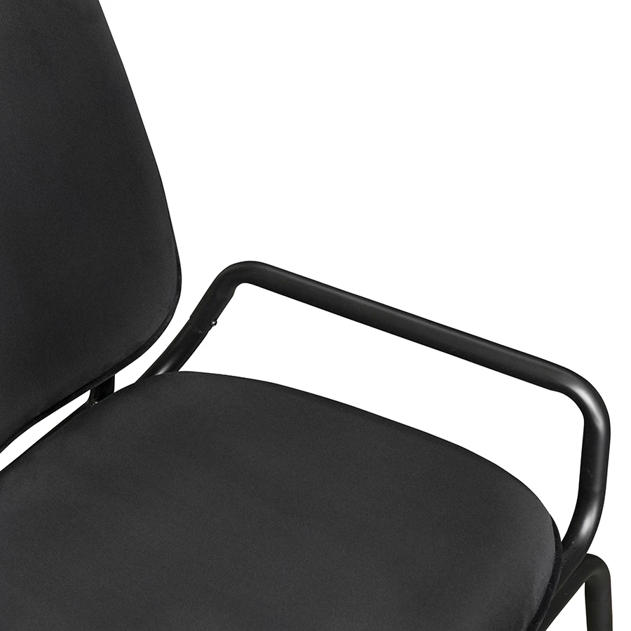 Стул ror, double frame, велюр, черный /черный - фото 6