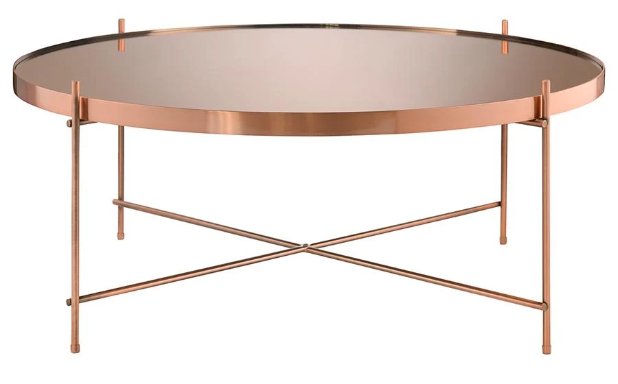 Стол josen, D84,8 см, розовый/медный - фото 2