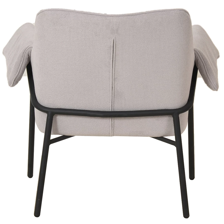 Лаунж-кресло aline, шенилл, светло-серое - фото 9