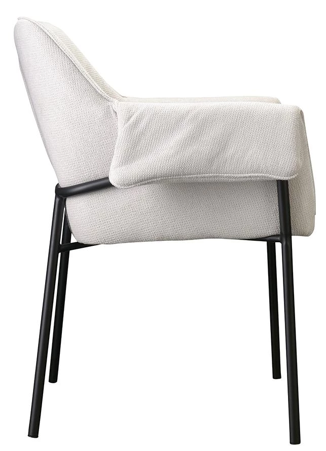 Кресло aline, шенилл, молочное - фото 8