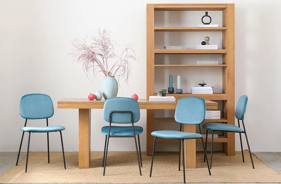 Стул tilla, велюр, темно-бирюзовый - фото 2