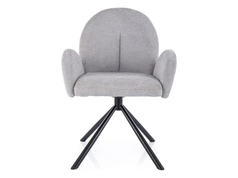 Стул кухонный Signal PLANET Raven 06 (серый/черный)