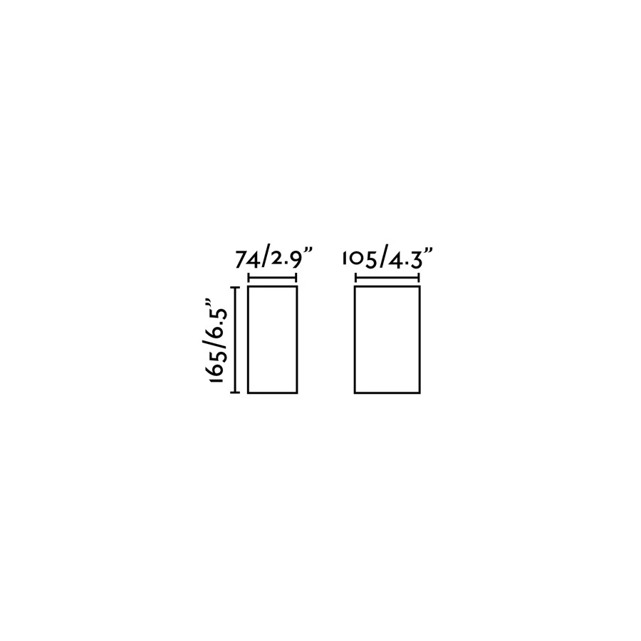 Уличное Blind бра коричневое LED 6W 3000K - фото 5