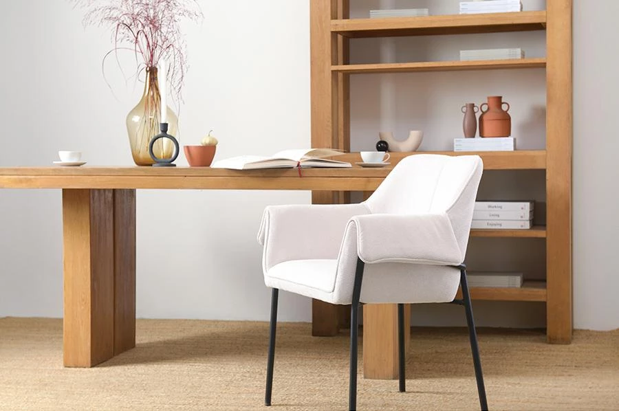 Кресло aline, шенилл, молочное - фото 7