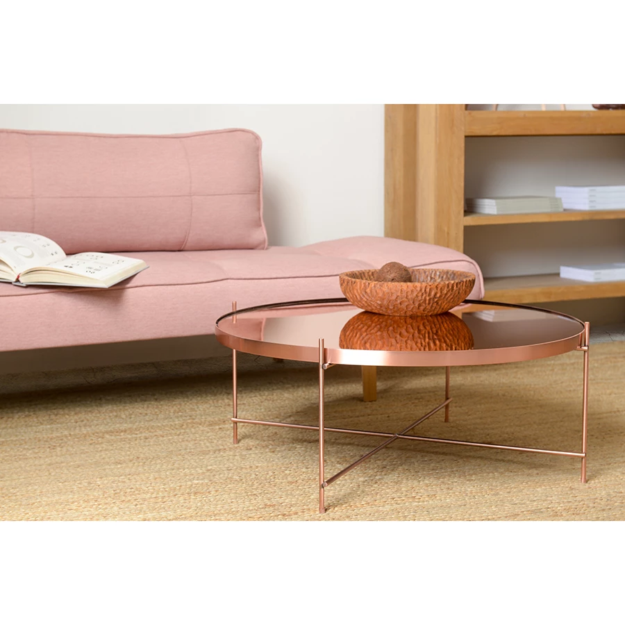 Стол josen, D84,8 см, розовый/медный - фото 5