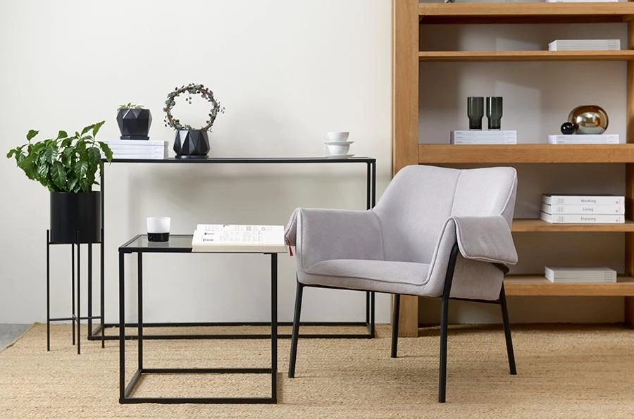 Лаунж-кресло aline, шенилл, светло-серое - фото 5