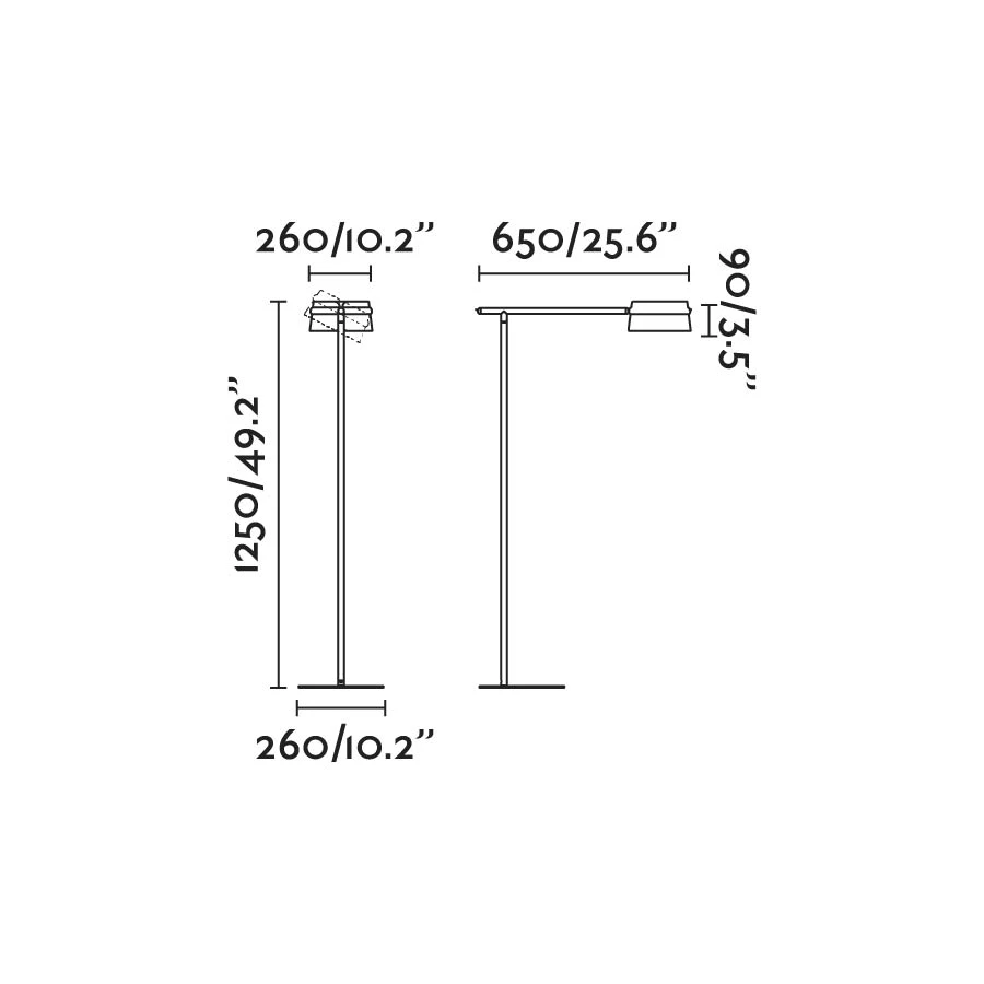 Торшер Loop ясень LED 6W 2700K - фото 5
