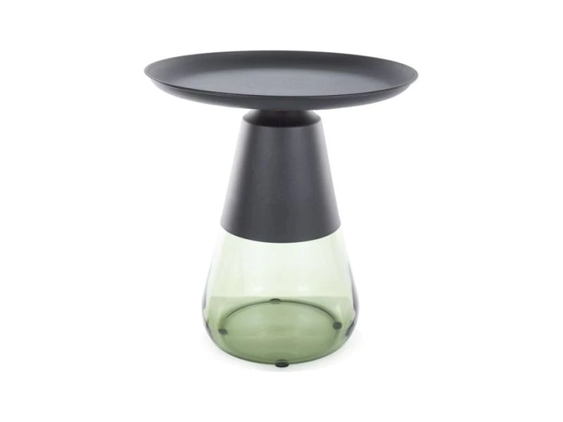 Стол журнальный Signal TIFFANY A (черный/зеленый)