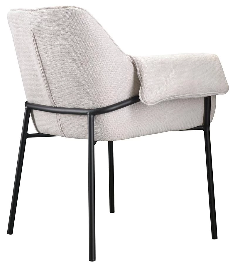 Кресло aline, шенилл, молочное - фото 9