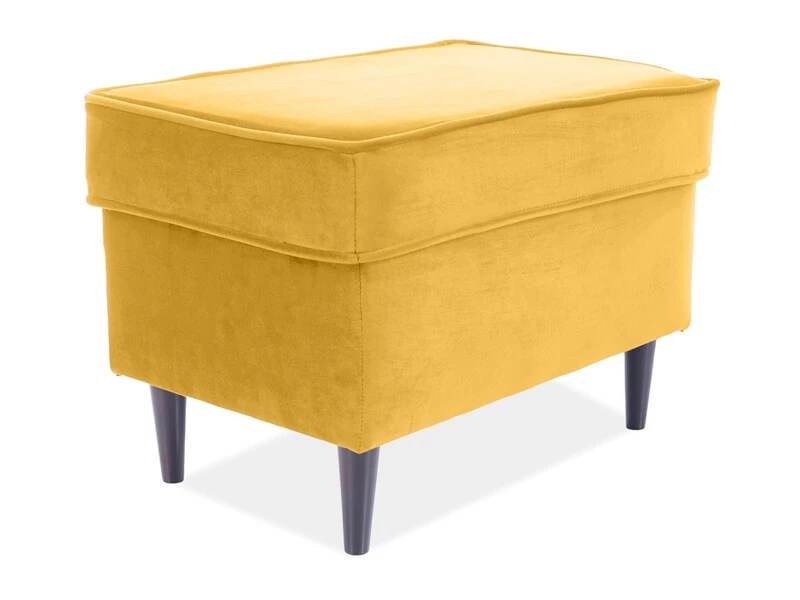 Пуф RON VELVET (карри/венге)