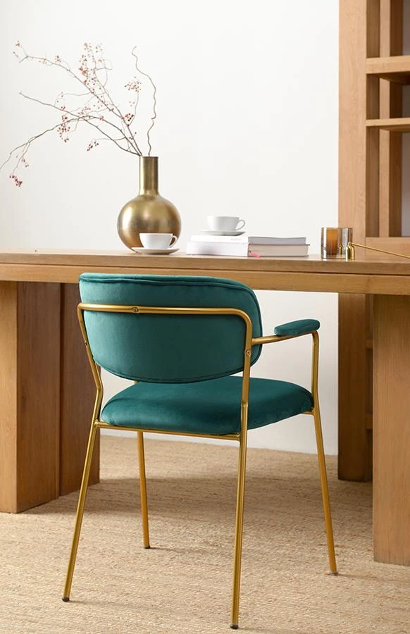 Стул eirill, велюр, темно-зеленый - фото 6