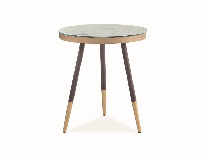 Стол журнальный VEGA C (мраморный эффект/черный)