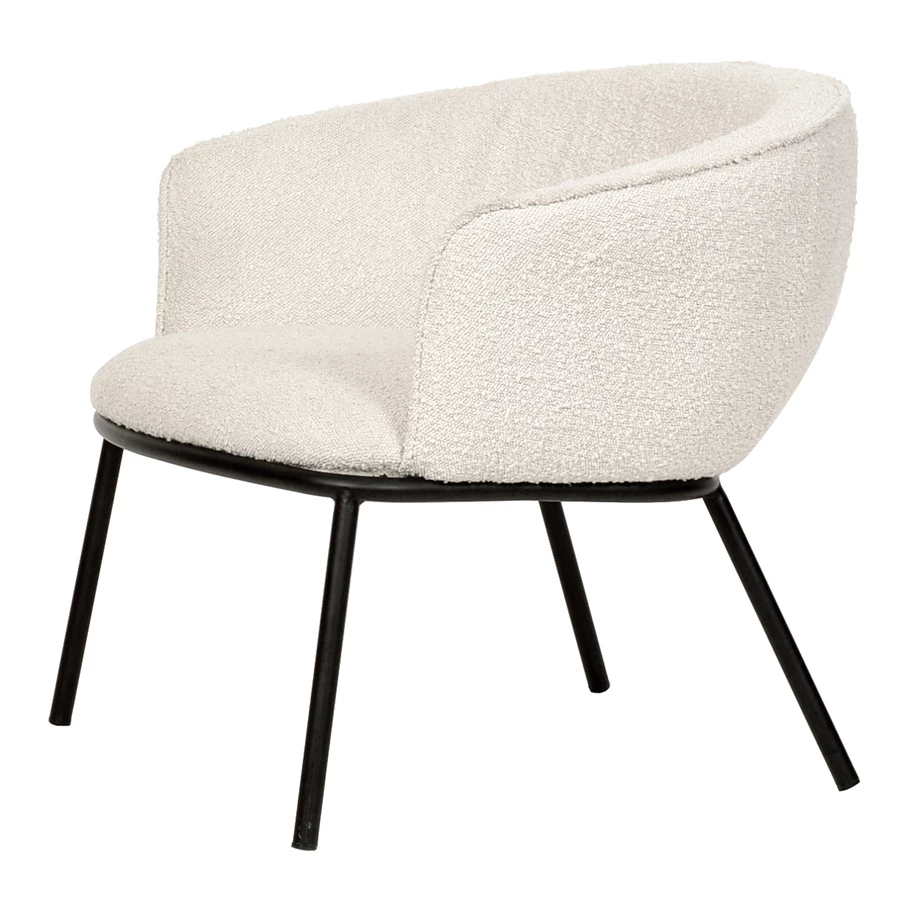 Лаунж-кресло paal, букле, бежевое - фото 3