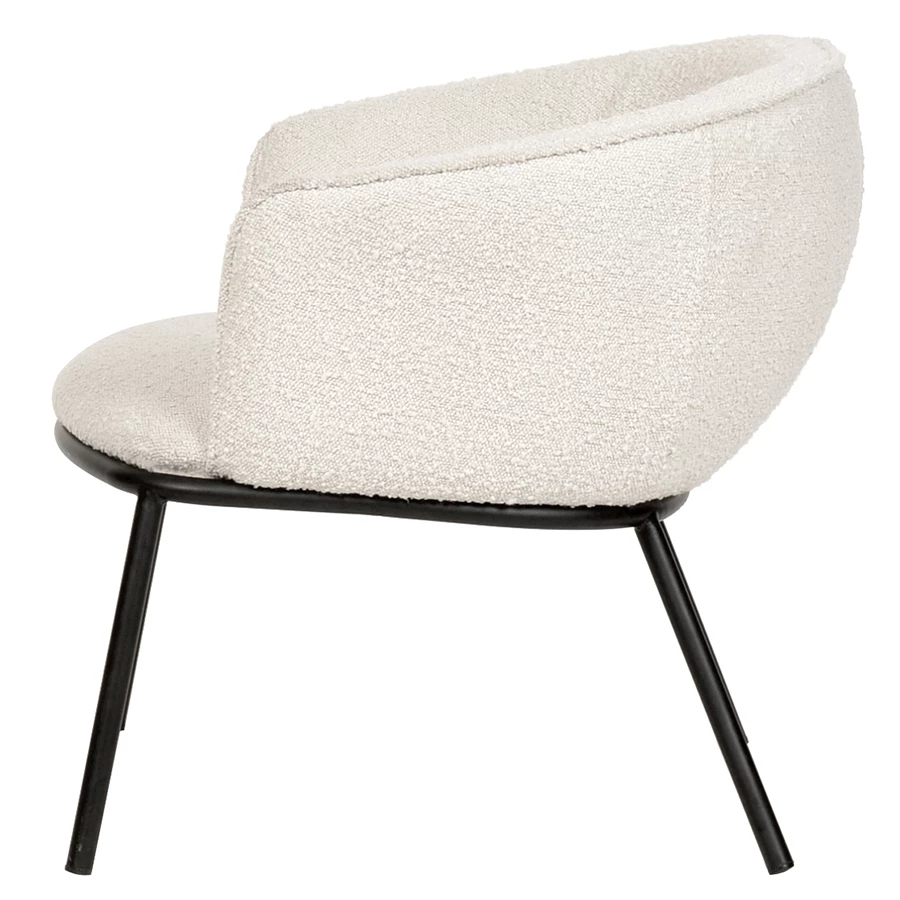 Лаунж-кресло paal, букле, бежевое - фото 4