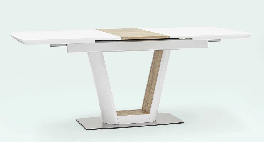 Стол обед. раскладной Атланта 160-200*90 белый - фото 3