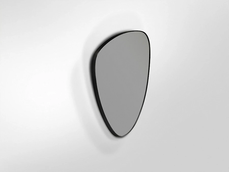 Треугольное зеркало Orio 84X55 черное - фото 7