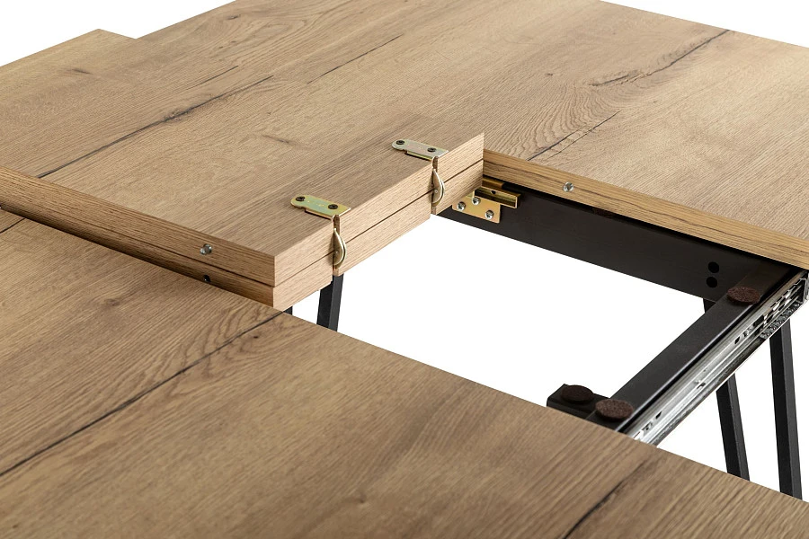 Стол Диего Prime раздвиж. 90*90+30 Галифакс Натур/Бабочка - фото 11