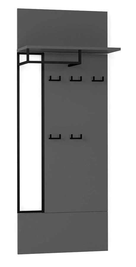 Вешалка настенная City графит