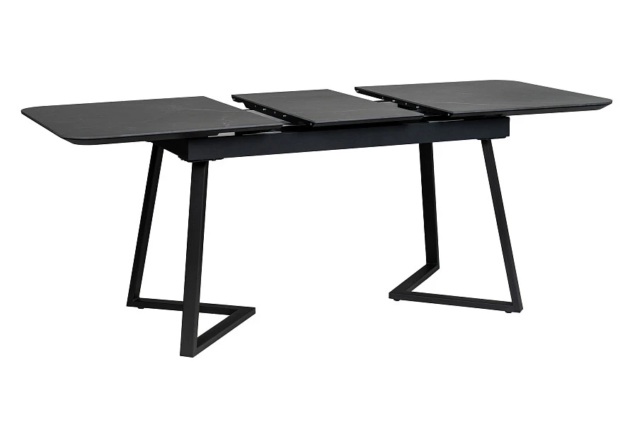 Стол Роналдо раздвиж. 140-180 Керамогранит Темный Мрамор - фото 4