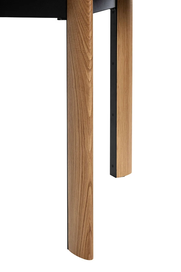 Стол раскл. Combi Glass 120-150 Automatic Natur/Dark matte glass - фото 14