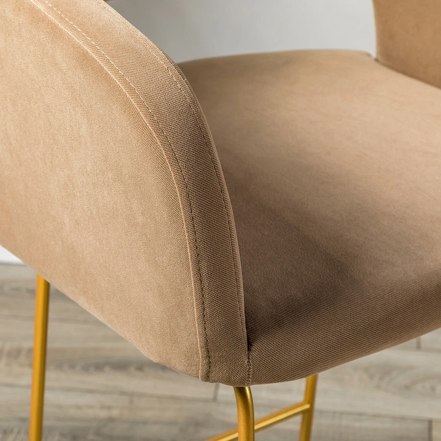 Кресло Бар. Oscar Diag beige/Линк золото - фото 10