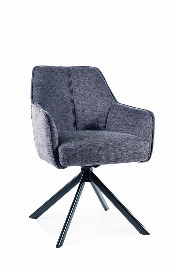 Стул кухонный SIGNAL NOTTI Brego 18 (серый/черный)