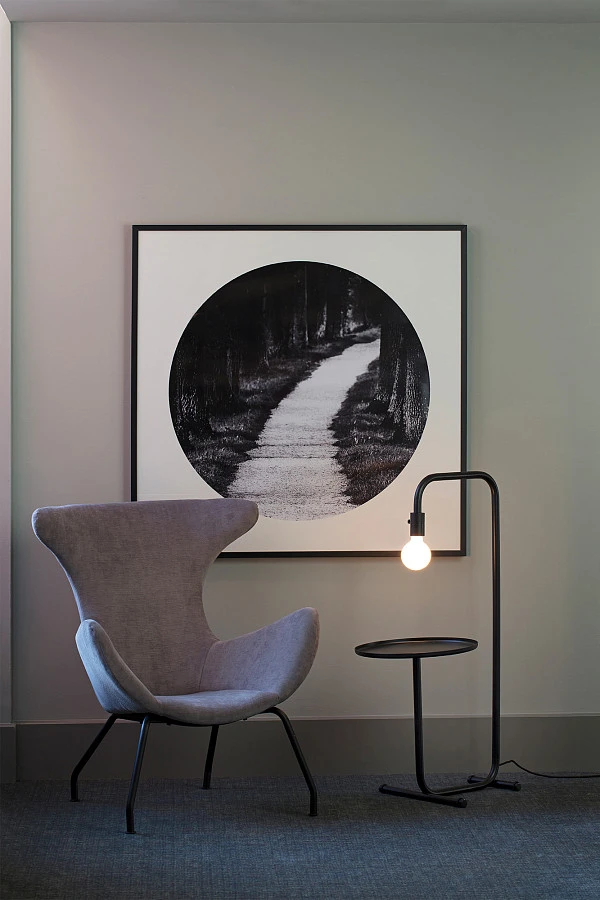 Торшер с подносом Guest черный - фото 7