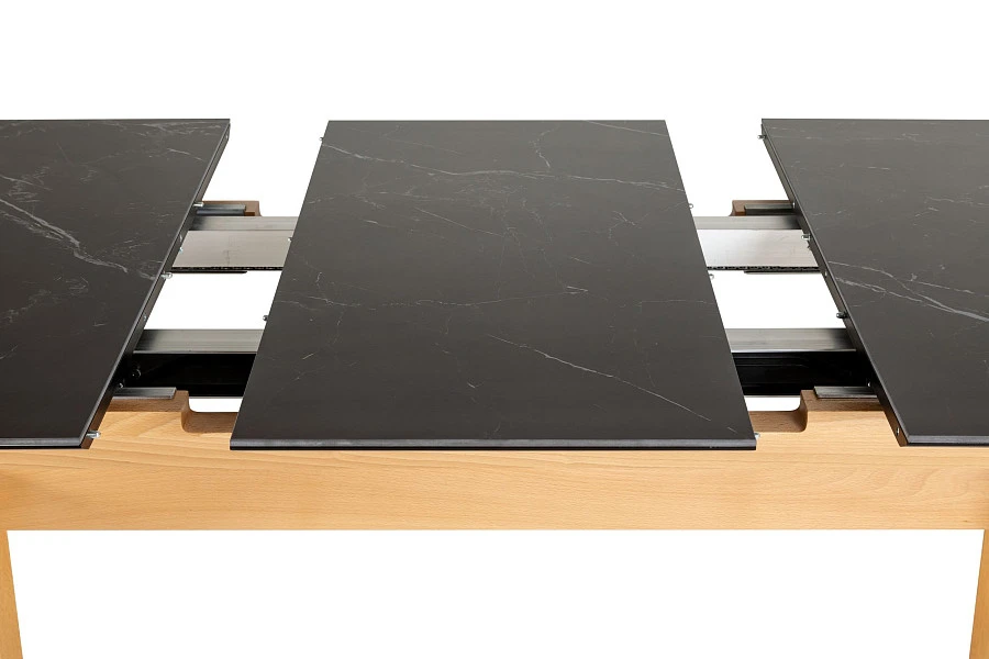 Стол раздвиж. Нарвик Ceramic 120-150 Automatic Natur/Dark marble - фото 8