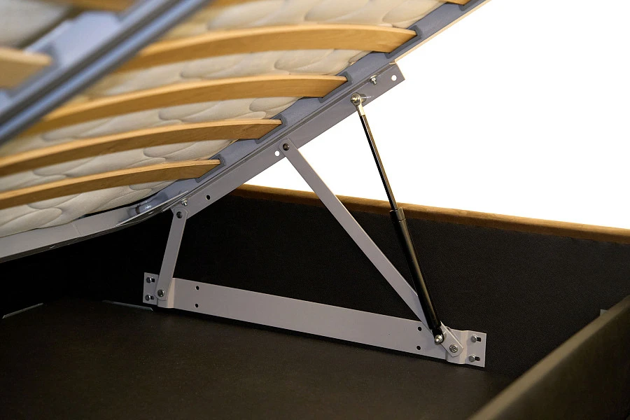 Кровать Графиня  140х200 коричневого цвета - фото 4