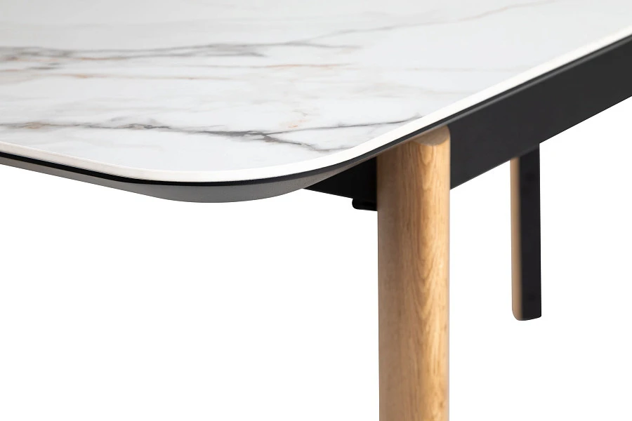 Стол раздвиж. Combi Ceramic 120-150 Automatic Natur//Light marble - фото 14