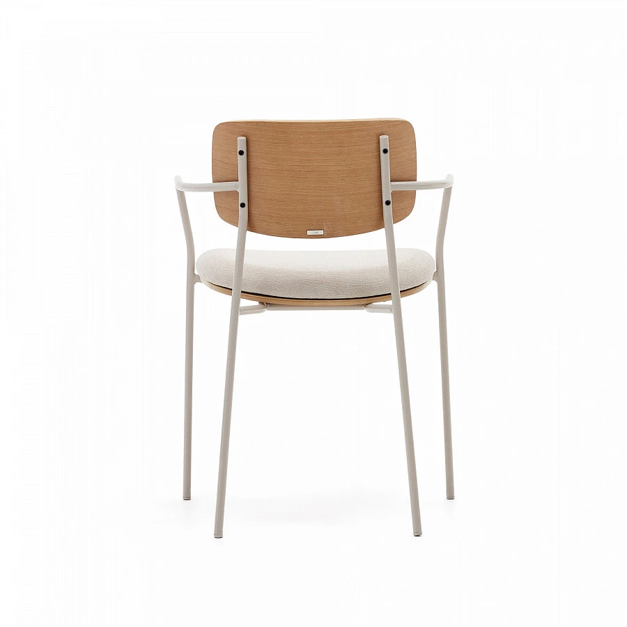 Maureen Штабелируемый стул /дуб.шпон/беж.ножки - фото 7