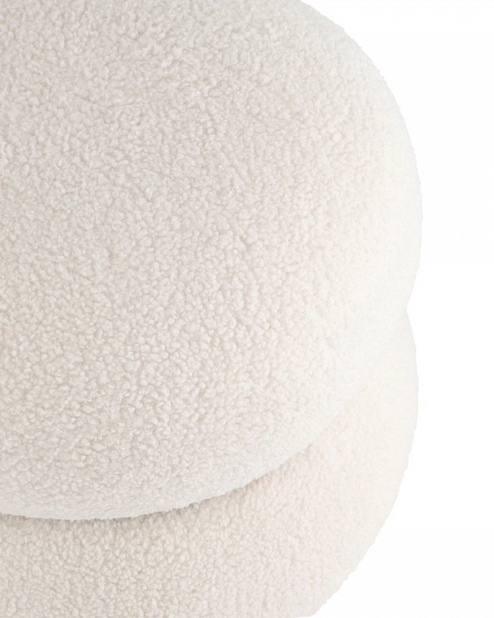 Пуф Полли S тедди белый - фото 4