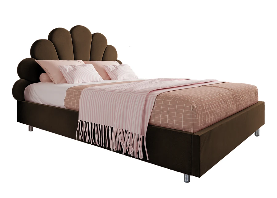Кровать Ксю 180х200 цвета тёмный шоколад