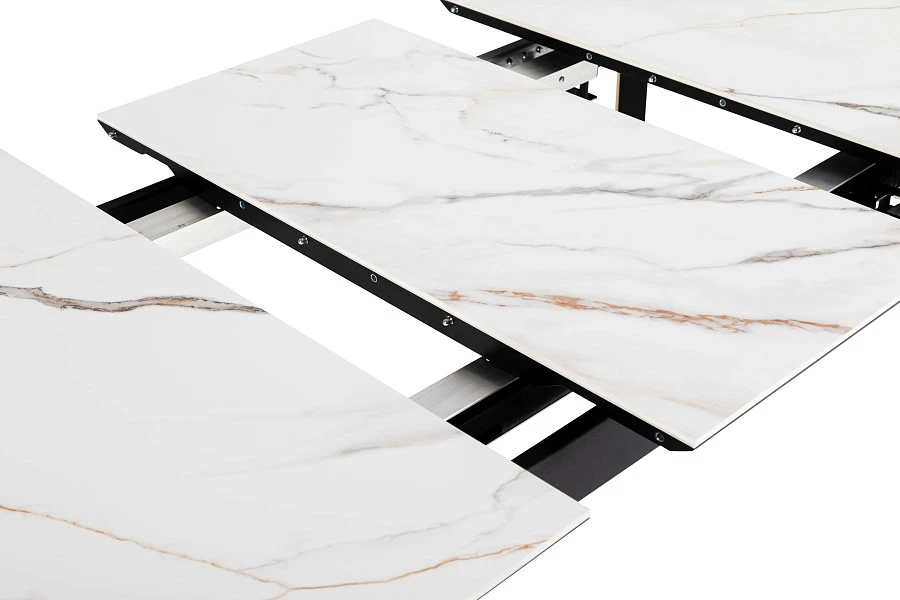Стол раздвиж. Combi Ceramic 120-150 Automatic Natur//Light marble - фото 7