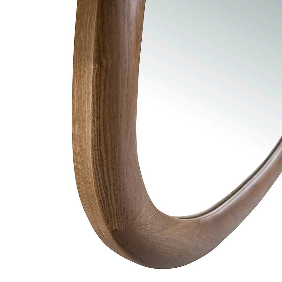 Зеркало 3245/21073E в дерев. раме орех. цвета - фото 4