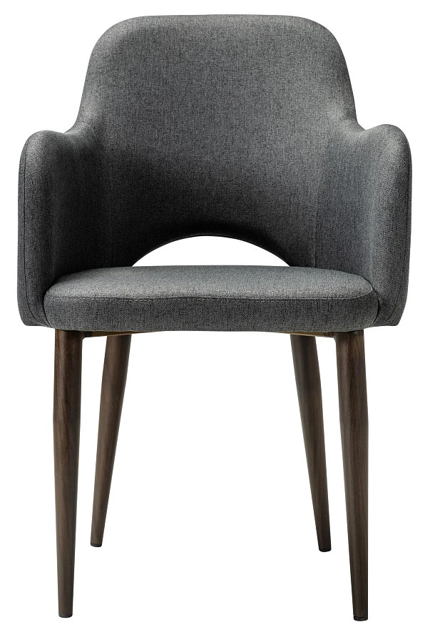 Кресло Ledger темно-серый/т. орех - фото 3