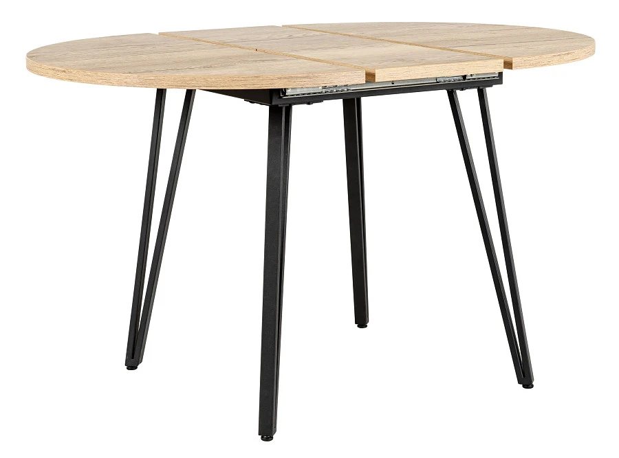 Стол Диего Prime раздвиж. D90+30 Галифакс Натур/Бабочка - фото 2