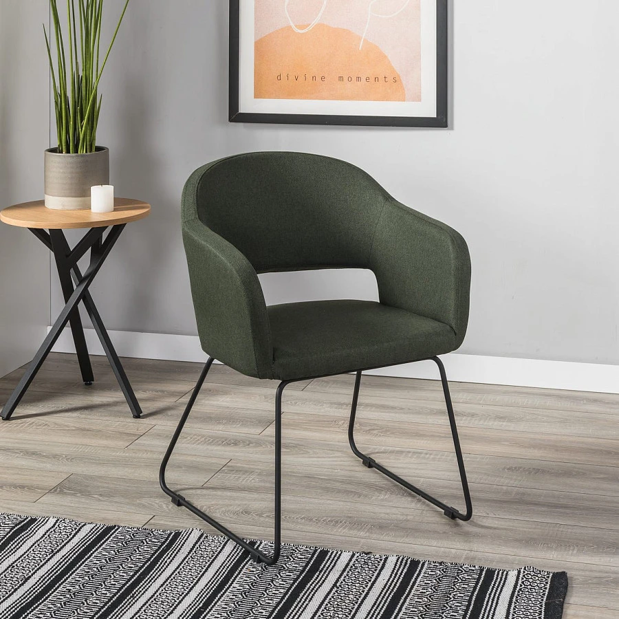 Стул Oscar тёмно-зеленый/Линк - фото 6