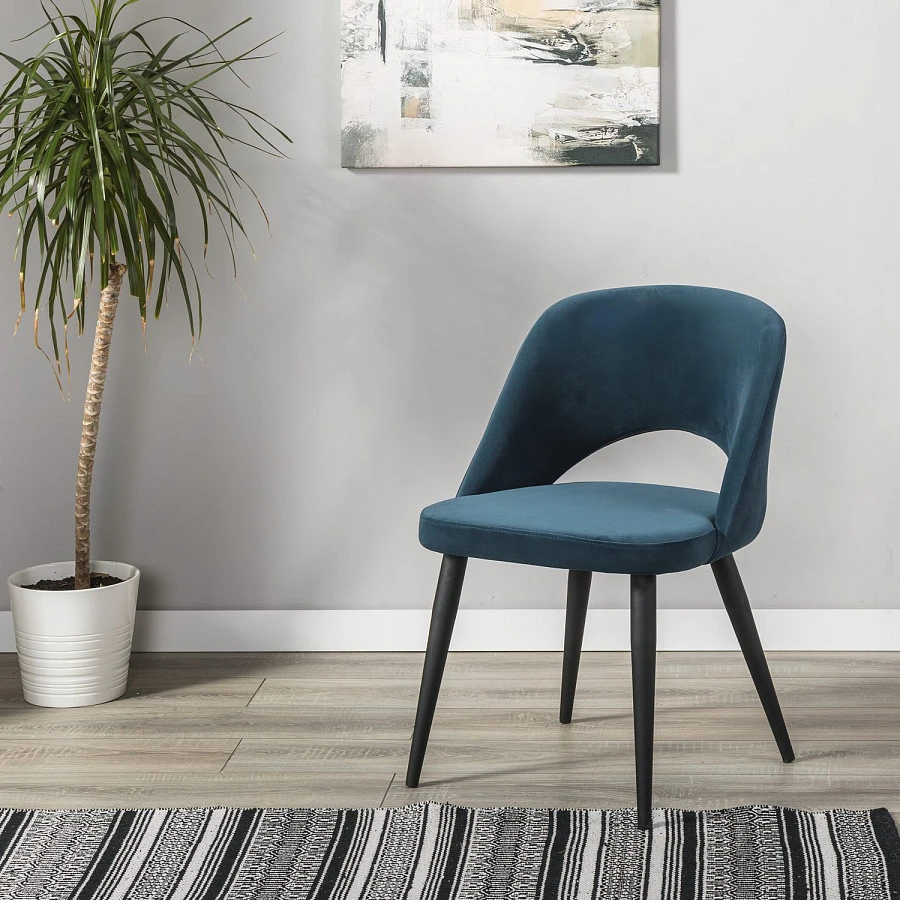 Стул Lars Diag blue/черный - фото 9