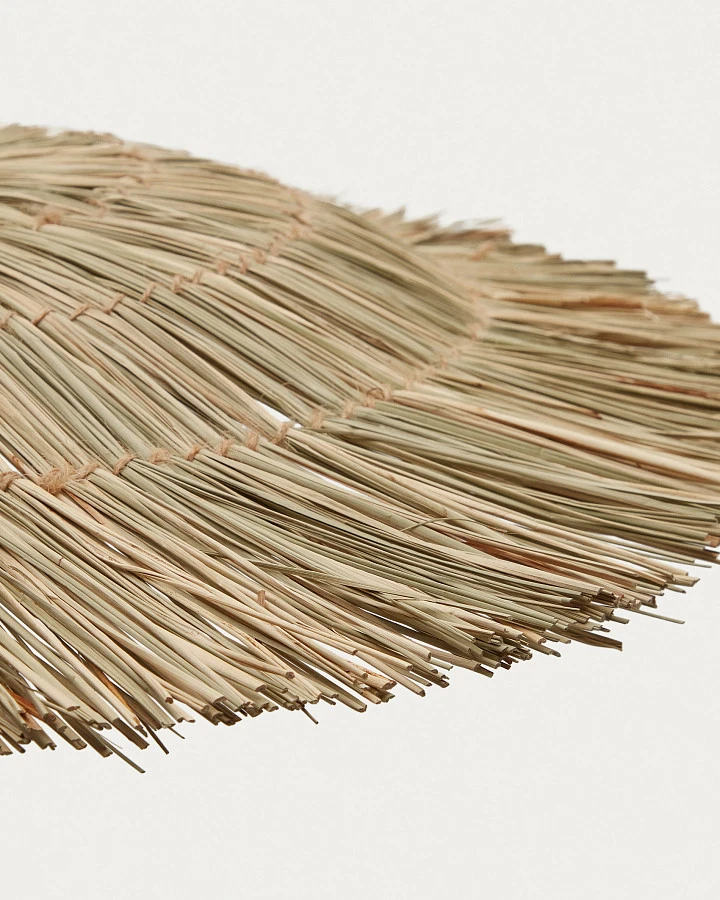 Потолочный плафон Gualta из натурального волокна с натуральной отделкой, 50 см - фото 5