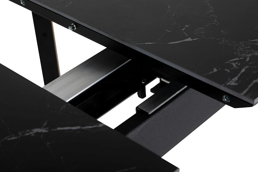 Стол раздвиж. Combi Ceramic 140-180 Automatic Natur/Dark marble - фото 8
