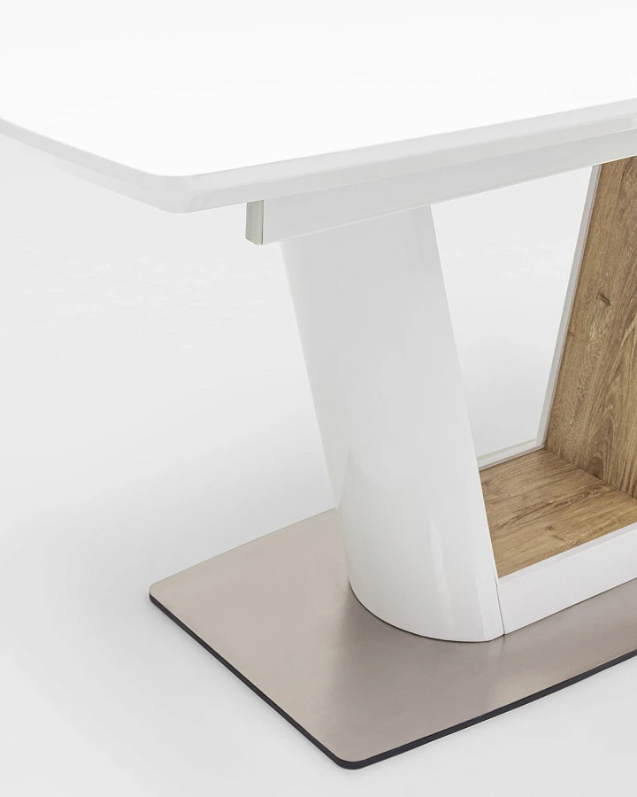 Стол обед. раскладной Атланта 160-200*90 белый - фото 8