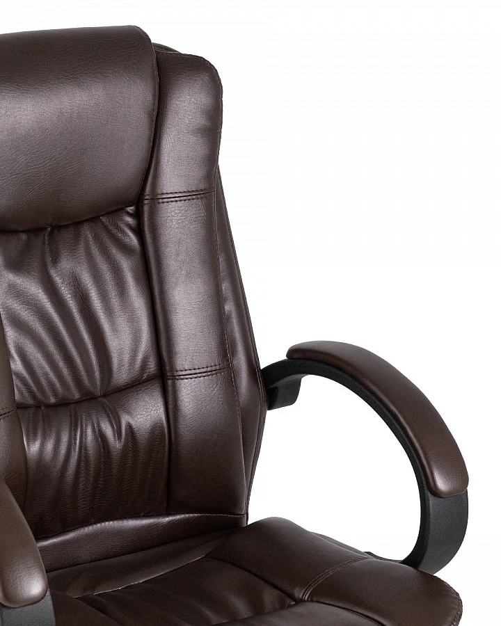 Кресло руководителя TopChairs Atlant коричневое - фото 4