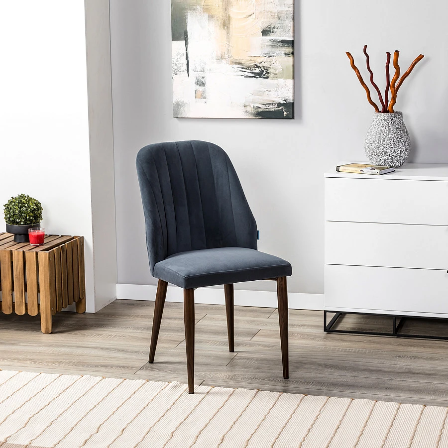 Стул Alen Diag grey_т. орех - фото 10