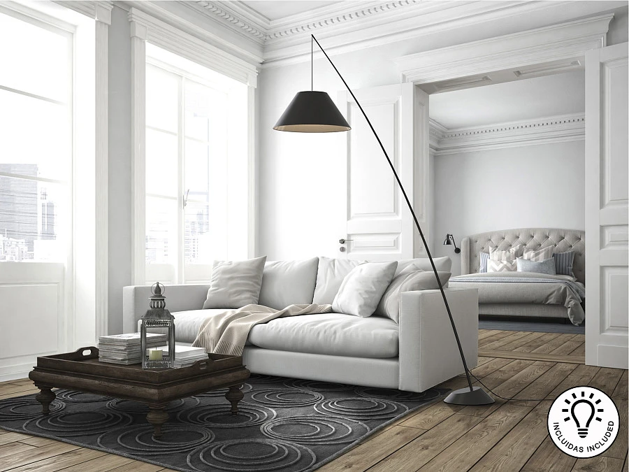 Торшер Junco черный - фото 5