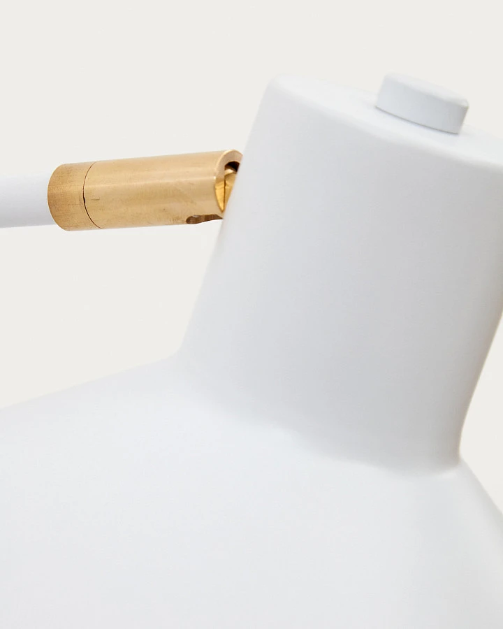 PLASS Настенный светильник металлический белый - фото 3