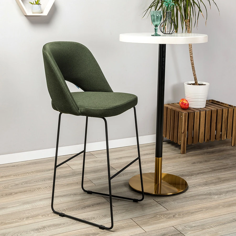 Кресло Бар. Lars тёмно-зеленый/Линк - фото 7