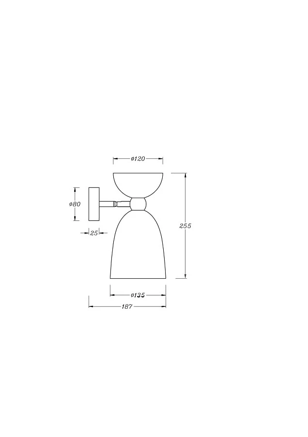 Настенный светильник (бра) Maytoni MOD113WL-01W - фото 3