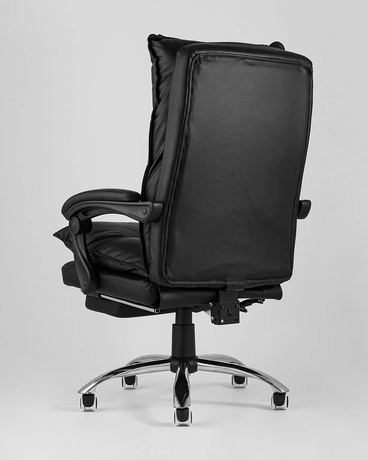 Кресло руководителя TopChairs Alpha черное - фото 6