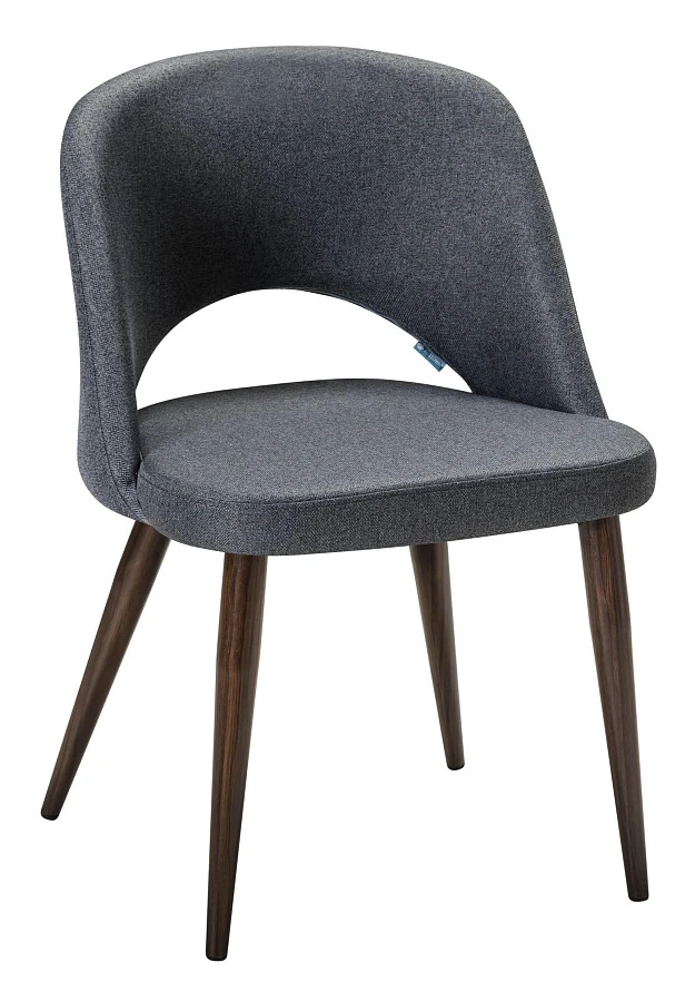 Стул Lars тёмно-серый/т.орех
